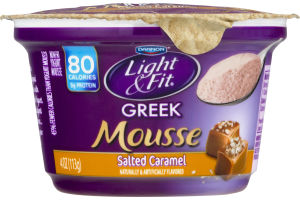 Dannon Light & Fit Greek Mousse Nonfat Yogurt Salted Caramel