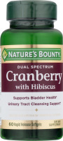 Nature's Bounty Dual Spectrum Cranberry With Hibiscus - 60 CT