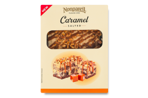 Торт бисквитно-кремовый Соленая карамель с орехом Nonpareil лоток 500г