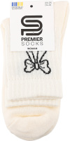 Шкарпетки жіночі махровий слід висока резинка р.23-25 Premier Socks