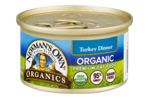 Newman's Own Organics Organic Premium Cat Food Turkey Dinner