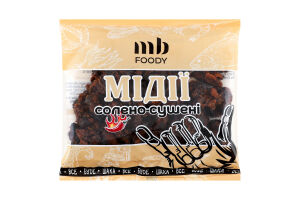 Мидии солено-сушеные MB Foody м/у 120г