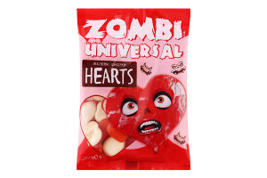 Цукерки желейні Сердечки Zombi universal м/у 70г