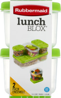 Rubbermaid Lunch Blox - 2 PK