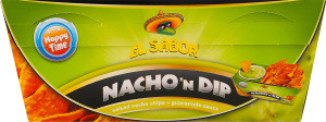 Чипсы с солью и соус гуакамоле Nacho'n Dip El Sabor к/у 175г