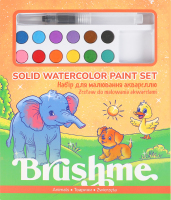 Набір для малювання аквареллю №PAINTS3 Тварини Brushme 1шт