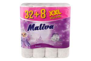 Бумага туалетная 3-х слойная Romance Maliva 40шт