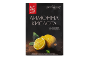 Кислота лимонна харчова Pripravka м/у 100г