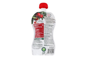 Сік-смузі прямий віджим з м'якоттю стерилізований яблучно-вишневий Garden Gadz д/п 185мл