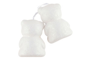 Н-р прикрас ялинк Ведмедик з серц 9,5см 2шт 985700