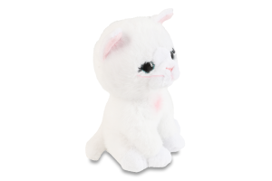 Игрушка мягкая для детей от 3лет 15см №37377 Белая кошка Amelia Benie Babies 1шт