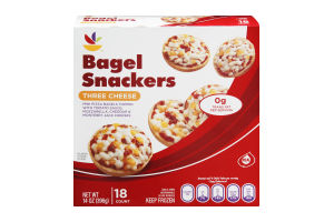 Ahold Bagel Snackers Three Cheese - 18 CT