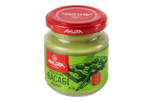 Горчица пищевая Васаби крепкий Akura д/п 140г