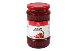 Джем стерилізований Полуничний Fine Life с/б 430г