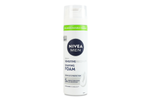 Піна для гоління для чутливої шкіри відновлююча Recovery Sensitive Nivea Men 200мл