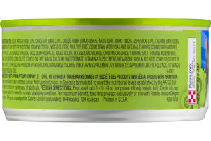 Purina Friskies Indoor in Sauce Cat Food Flaked Ocean Whitefish Dinner With Garden Greens