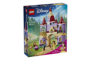 Конструктор для детей от 5лет №43289 Belle&the beast's enchanted castle Disney Lego 254эл