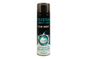Піна для гоління охолоджуюча для чутливої шкіри For men Cristal 200мл