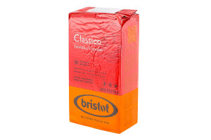 Кава Classico мелена смажена 250г в/у Bristot