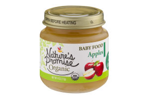 Nature's Promise Organic Baby Food Apples 6m+