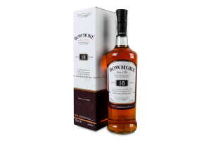 Віскі 0.7л 43% односолодове 18YO Bowmore к/у