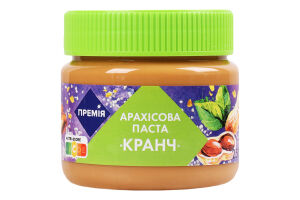 Паста арахісова із сіллю та кранчами Премія п/б 250г