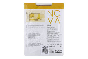 Колготки жіночі Nova Light 20 бежевий р.2