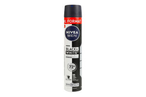 Антиперспирант Классический Черное и белое Невидимый Nivea Men 200мл