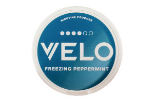 Подушечки никотиносодержащие бестабачные Velo Классический Freezing peppermint 20х0.7г