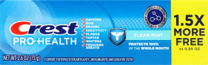 Паста зубна Crest Pro-Health з фторидом чист м'ята