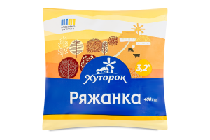 Ряжанка 3.2% Хуторок м/у 400г