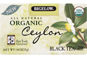 Bigelow All Natural Organic Ceylon Black Tea