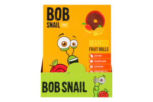 Конфеты фруктовые натуральные Манго Roll Bob Snail к/у 10х10г