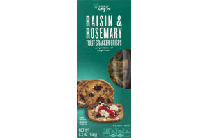 Simply Enjoy Fruit Cracker Crisps Raisin & Rosemary