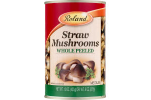 Roland Straw Mushrooms Whole Peeled
