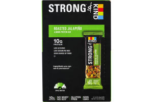 STRONG & KIND Almond Protein Bars Roasted Jalapeno - 12 CT