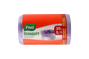 Пакети для сміття 35л Стандарт Fino 100шт