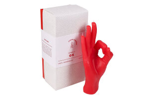 Свічка декоративна Candlehand Ok червона