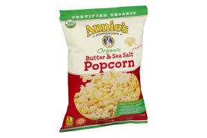 Annie's Homegrown Organic Popcorn Butter & Sea Salt