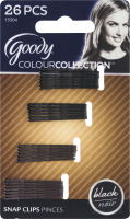 Goody ColourCollection Snap Clips Black - 26 CT