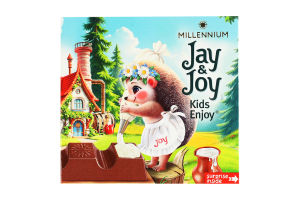 Шоколад молочный с молочной начинкой Kids enjoy Jay&Joy к/у 45г
