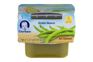 Gerber 1st Foods Green Beans Supported Sitter - 2 PK