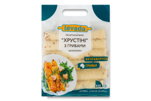 Виріб пекарський заморожений з грибами Хрустіні Levada м/у 510г