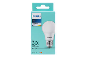 Лампа LED Philips 60W A60 E27 CW 230V FRND1PF/6DIS