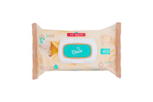 Серветки вологі дитячі з екстрактом ромашки 72шт з клапаном ДаДа