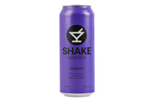 Напиток слабоалкогольный 500мл 7% сильногазированный Дайкири Cocktails Shake ж/б
