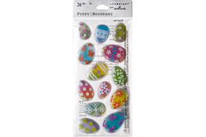 Stickeroni from Hallmark Puffy Egg Stickers - 26 CT