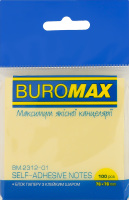 Блок паперу з клейкою смужкою жовтий №BM.2312-01 Buromax 100шт