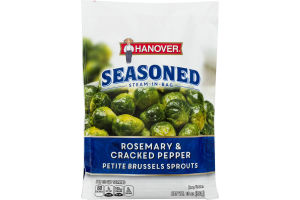 Hanover Seasoned Petite Brussels Sprouts Steam-In-Bag Rosemary & Cracked Pepper