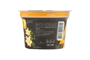 Пудинг 2.2% молочный с подсластителем обогащенный белком со вкусом ванили Protein Волошковое поле ст 200г